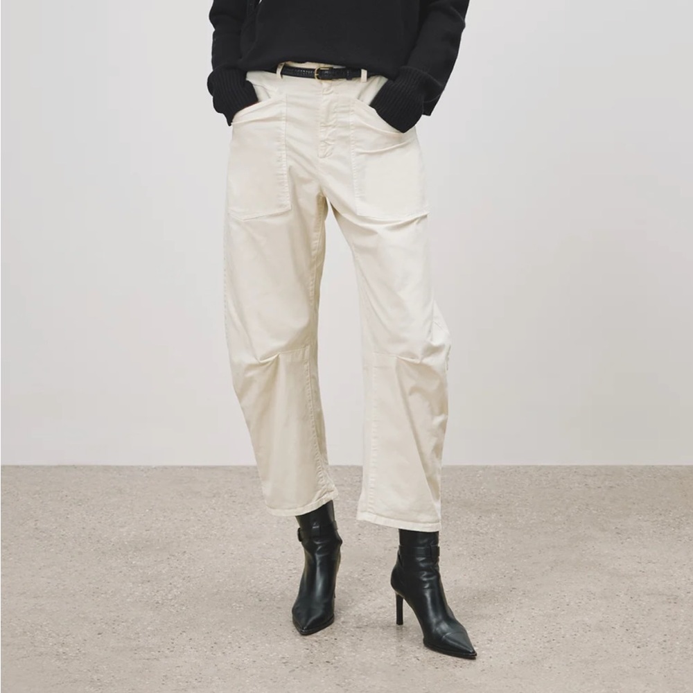 NILI LOTAN Shon Pant in White/Eggshell- size 2 (fits like 4/6)